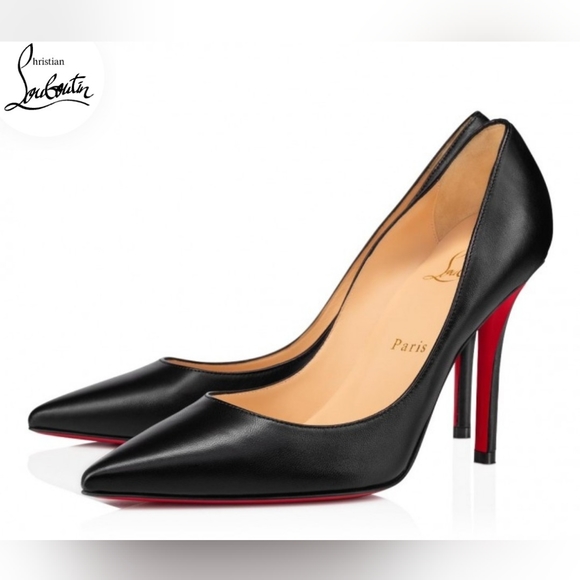 Christian Louboutin Shoes - Christian Louboutin Apostrophe Pumps 100 Nappa Shiny
